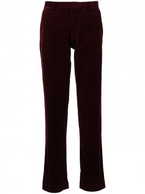 Вельветовые брюки прямого кроя Polo Ralph Lauren. Цвет: красный