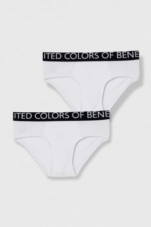 United Colors of Benetton Детские трусы, 2 пары, белый