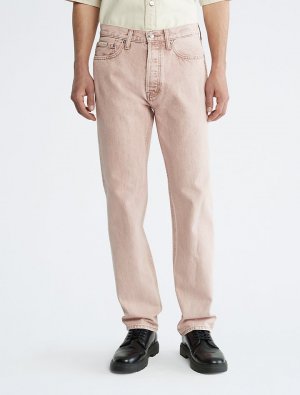 Джинсы Naturals Standard Straight Fit, светло-розовый Calvin Klein