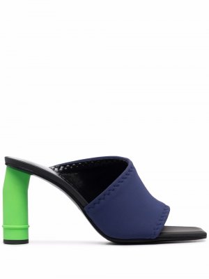 Мюли на каблуке Nina Ricci. Цвет: синий