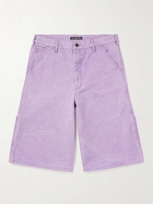 Широкие джинсовые шорты Rexter ACNE STUDIOS, фиолетовый Studios