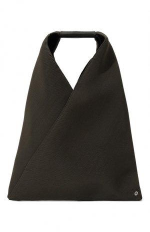 Текстильная сумка MM6. Цвет: серый