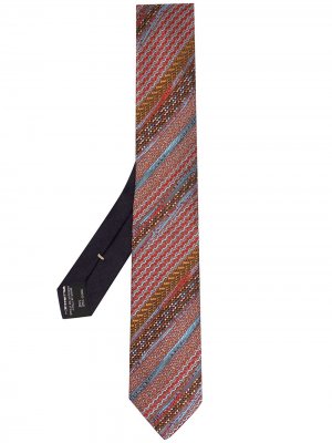 Фактурный галстук в полоску Missoni. Цвет: красный