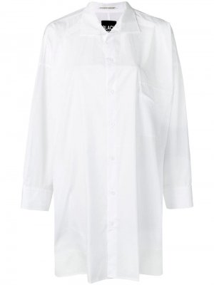 Рубашка-туника оверсайз Yohji Yamamoto. Цвет: белый