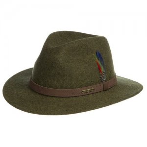 Шляпа , размер 59, зеленый STETSON