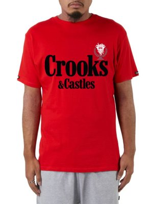 Футболка с логотипом Grand Prix, красный Crooks & Castles