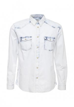 Рубашка джинсовая Quiksilver. Цвет: белый
