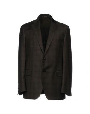 Пиджак MASSACRI. Цвет: темно-коричневый