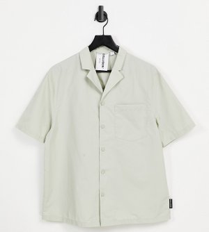 Нейлоновая рубашка свободного кроя с короткими рукавами от комплекта COLLUSION-Светло-бежевый Collusion