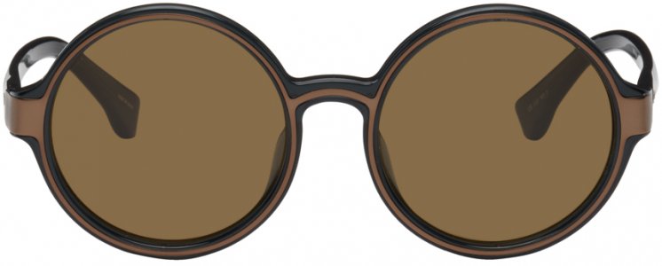 Серые солнцезащитные очки Linda Farrow Edition 83 C2 Dries Van Noten