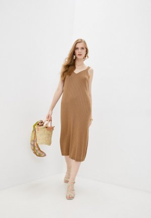 Платье Totti. Цвет: коричневый
