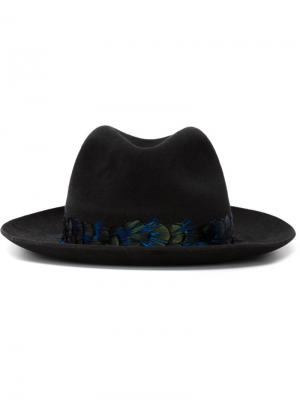 Шляпа Cortina Pavone Filù Hats. Цвет: чёрный