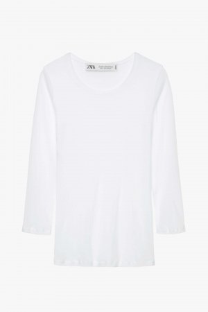 Рубашка Supima Cotton - Limited Edition, белый ZARA