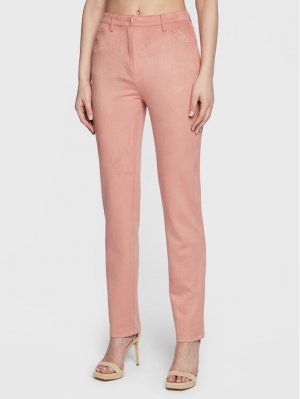 Тканевые брюки прямого кроя , розовый Guess