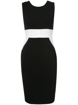 Платье без рукавов с V-образным вырезом на спине Kimora Lee Simmons. Цвет: черный