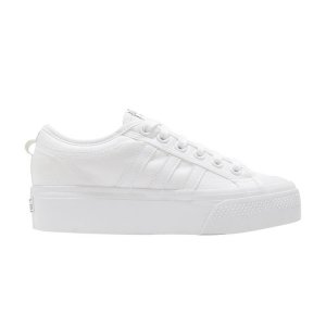 Nizza Тройные белые женские кроссовки на платформе Cloud-White FV5322 Adidas
