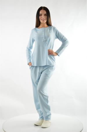 Пижама Relax Mode. Цвет: голубой