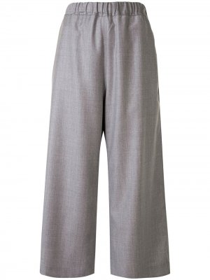 Sofie Dhoore укороченные широкие брюки с завышенной талией D'hoore. Цвет: серый