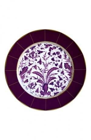 Тарелка сервировочная Prunus Bernardaud. Цвет: фиолетовый