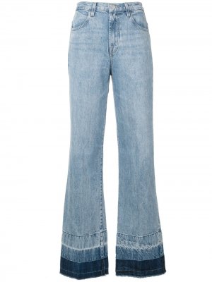 Широкие джинсы Joan с завышенной талией J Brand. Цвет: синий