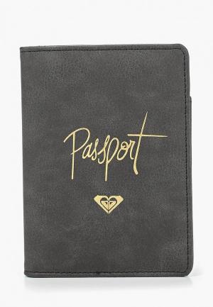 Обложка для паспорта Roxy. Цвет: коричневый