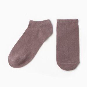 Носки укороченные MINAKU. Цвет: коричневый
