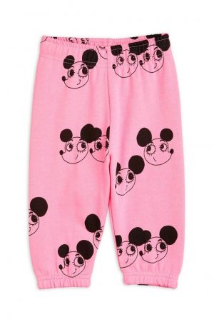 Хлопковые спортивные штаны для малышей, розовый Mini Rodini