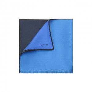 Шелковый платок Lanvin. Цвет: синий