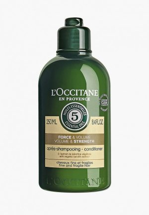 Кондиционер для волос LOccitane L'Occitane Объем & Густота, Аромакология, 250 мл. Цвет: прозрачный