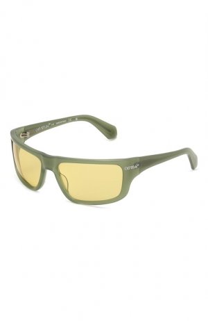 Солнцезащитные очки Off-White. Цвет: зелёный
