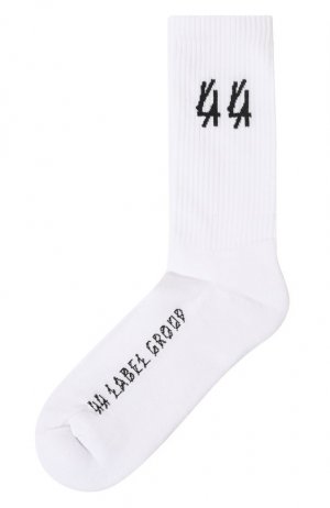 Хлопковые носки 44 Label Group. Цвет: белый