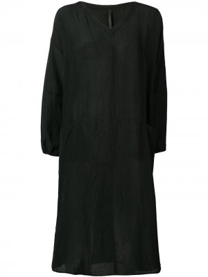 Платье-футболка миди Sara Lanzi. Цвет: черный