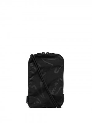 Graphic-print shoulder bag SPORT b. by agnès. Цвет: черный