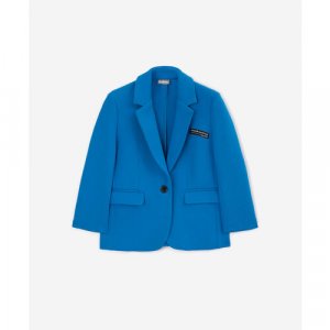 Пиджак , размер 110, синий Gulliver. Цвет: синий