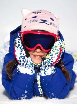 Детские сноубордические варежки Snows Up 2-7 Roxy. Цвет: белый
