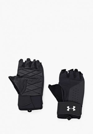 Перчатки для фитнеса Under Armour Medium Training. Цвет: черный
