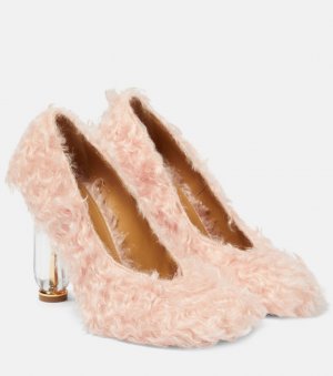 Туфли из искусственного меха, розовый Dries Van Noten