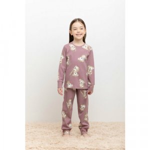 Пижама , размер 56/98, розовый crockid. Цвет: темно-розовый