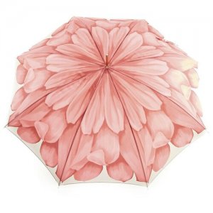 Зонт-трость с цветочным принтом Pasotti. Цвет: красный