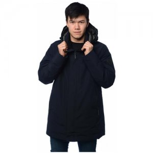 Зимняя куртка мужская CLASNA 004-17 размер 52, темно-синий