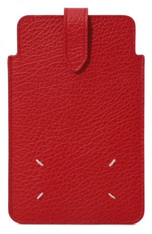 Кожаный чехол для iPhone Maison Margiela. Цвет: красный