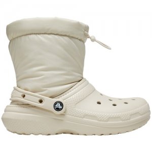 Сапоги Classic Lined Neo Puff Boot White/White (EUR:36-37) Crocs. Цвет: белый