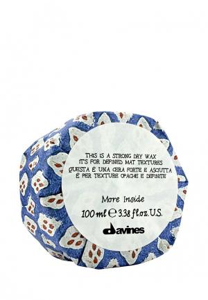 Воск для укладки сухой Davines More Inside - Авторские продукты стайлинга 75 мл. Цвет: разноцветный
