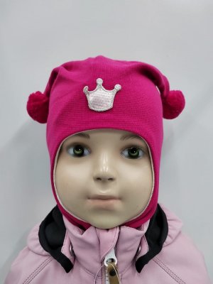 Детская шапка весенняя, розовый Kivat