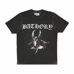 Футболка DAZE X BATHORY - 1984 T-Shirt, Black, размер S, черный. Цвет: черный