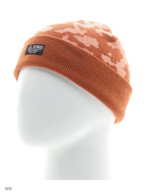 Шапка Camolk LIL KINGS. Цвет: оранжевый, розовый