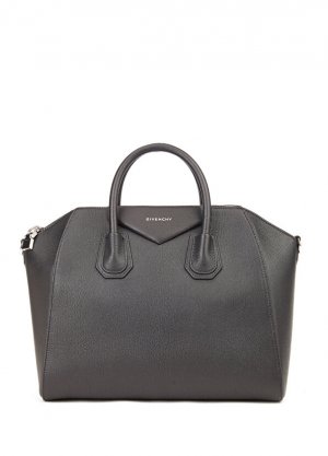 Antigona черная женская кожаная сумка через плечо среднего размера Givenchy