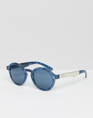 Синие круглые солнцезащитные очки Mr. Boho Dalston Mr. Цвет: синий