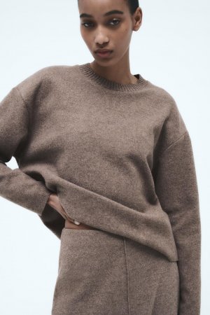 Мягкий свитер, коричневая энергия ZARA