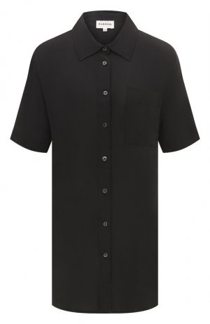 Шелковая рубашка P.A.R.O.S.H.. Цвет: чёрный
